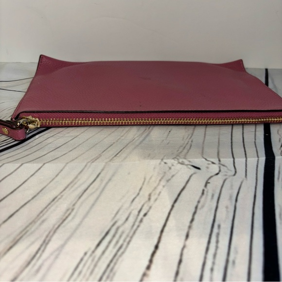 Michael Kors Fulton Zip Wallet Pink Large Leather - Picture 4 of 9